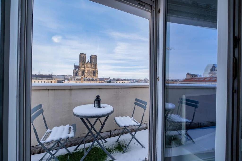 Le Clovis - Cathedrale Apartment Reims Bagian luar foto